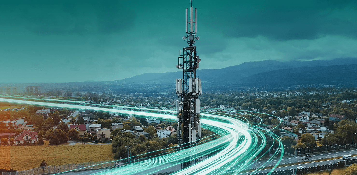 Converge enterprise operations and connectivity hero background